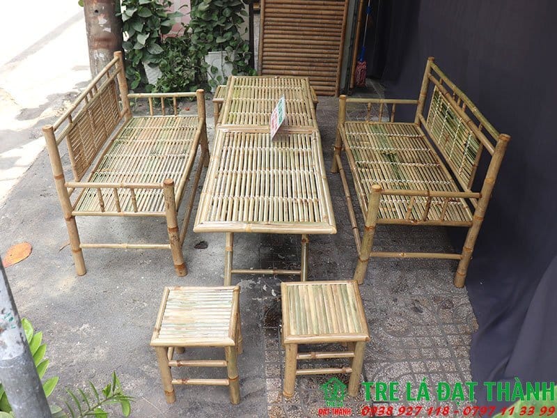 Bàn Ghế Tre Quán Nhậu - BGTQN024